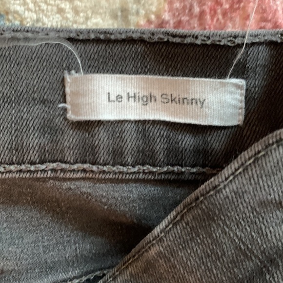 Frame size 27 dark grey distressed jeans - Picture 3 of 5